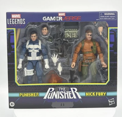 Figuras de acción de 6 pulgadas Punisher Marvel Legends Gamerverse Punisher y Nick Fury Foto 1 de 2