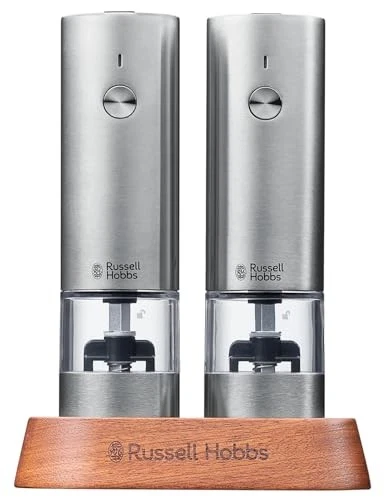 Molinillo de sal y pimienta recargable oficial Russell Hobbs (juego de 2) 7942JP Foto 1 de 1