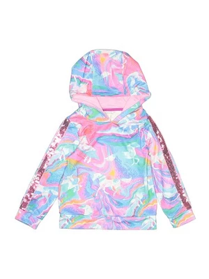 Monsoon Girls Pink Pullover Hoodie 3 - Image 1 of 2