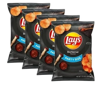 (Paquete de 4) Bolsas de 15,25 oz con sabor a barbacoa Lay's Foto 1 de 4
