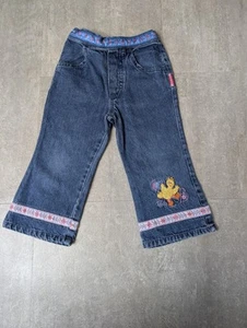 Vintage Sesamstraße Big Bird Jeanshose Größe 18 Monate 2T - Bild 1 von 8