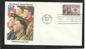 BOY SCOUTS FDC 1950 VALLEY FORGE, PENNSYLVANIA JERRY'S COVERS ONLY 1 MADE - Picture 1 of 1