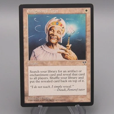 Magic The Gathering Enlightened Tutor Casi Como Nuevo 1996 Inglés t181 - Imagen 1 de 4