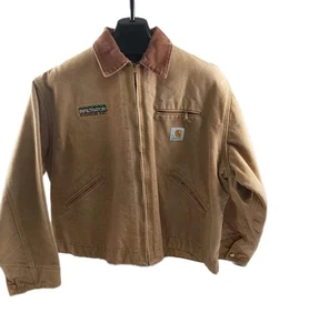 Vintage Carhartt J01 BRN Blanket Lined Detroit Jacket Men’s Size 48 - Picture 1 of 8