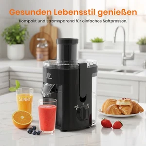 SUPERLEX Entsafter Saftpresse-400W, 600ml,Edelstahl, für Zitrusfrüchte, Effektiv - Bild 1 von 10