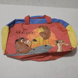 Disney The Lion King Vinyl Kids Duffle Bag WITH MARKS AND STAINS - Picture 1 of 22