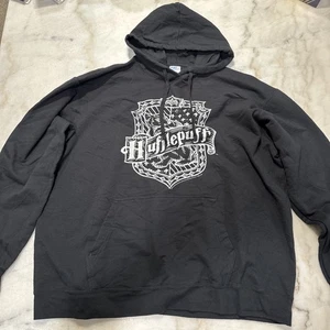 Harry Potter Hufflepuff Hoodie Erwachsene Gr. 2XL XXL schwarz Sweatshirt - Bild 1 von 5
