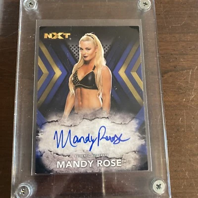 Mandy Rose 2017 Topps WWE NXT Autograph Card Auto #RA-MR 15/50 - Image 1 of 2