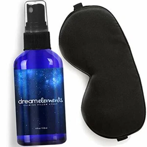 Dream Elements Silk Eye Mask Bundle with Pillow Spray - 100% Mulberry Silk - Picture 1 of 1