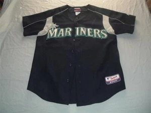 Camiseta deportiva de béisbol de los Marineros de Seattle Sarrazin MLB para adultos mediana majestuosa vintage - Imagen 1 de 2