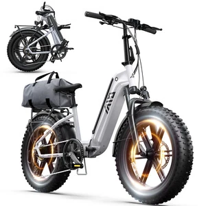 TST Ebike 1000W Peak Folding Electric Bike 28 MPH Hydraulic Suspension E-bike - Picture 1 of 9