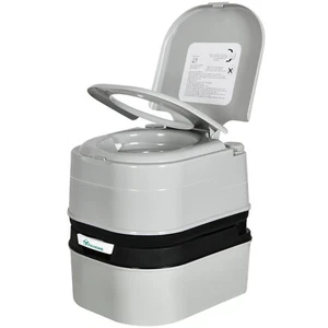 6.3GAL Portable Potty Toilet Outdoor Camping Portable Travel Mobile Flush Toilet - Picture 1 of 9