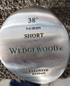38 in PALO DE GOLF CORTO DE MADERA DE CUÑA 7-8 HIERRO EXCELENTE AGARRE JUMBO - Imagen 1 de 5