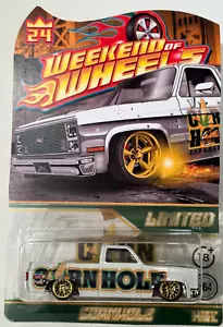 Hot Wheels 2024, convención sacramento, silverado. CORNHOLE, BLANCO, LIMITADO - Imagen 1 de 6