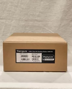 NEW SEALED Targus DOCK182-A1 Dual 4K Docking Station 100W PD DOCK182GLZ-40 - Picture 1 of 9