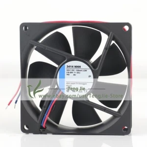 3414NHH 12V 48V DC24V 135mA 3.2W 9025 90x90x25 2-Wire Original Axial Cooling Fan - Afbeelding 1 van 4
