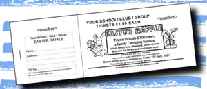 2000 Raffle Tickets - Prize Draw Tickets - 400 books of 5 - Fundraising - Picture 1 of 5