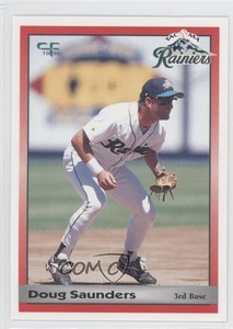 1995 Coastal Forms Lynden Farms Tacoma Rainiers Doug Saunders #19