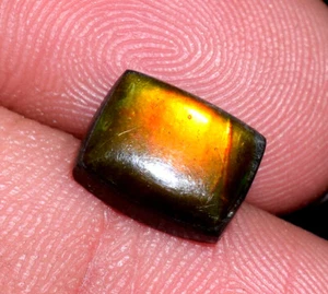 .Piedra preciosa de ammolita natural rara cabujón 2,05 quilates piedra preciosa de ammolita suelta - Imagen 1 de 5