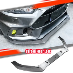 Carbon Optik Frontstoßstange Splitter Lippe Für Ford Focus RS MK3 2016-2018 - Bild 1 von 10