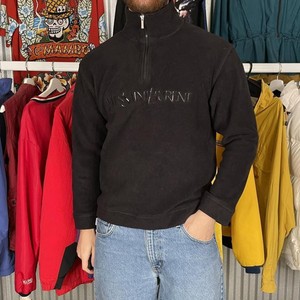 Saint Laurent Men's 1/2 Zip Features 