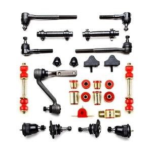 Red Poly Front End Suspension Master Rebuild Kit Fits 1967 Chevrolet Camaro - Picture 1 of 7
