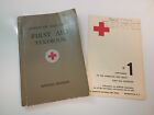 Manuel de premiers secours de la Croix-Rouge américaine 1945 édition révisée et supplément