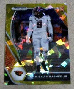 2021 Panini Prizm Draft Picks Prizms Gold Ice #141 Hamilcar Rashed Jr. RC Rookie - Picture 1 of 2