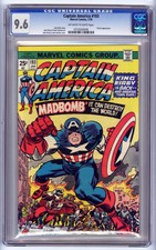 Captain America #193 CGC 9.6 1976 Marvel Mead Cover. 1st Appearance Madbomb