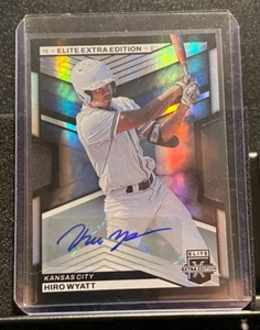 Hiro Wyatt 2023 Elite Extra Die-Cut Auto #272/399 - Royals - Bild 1 von 2