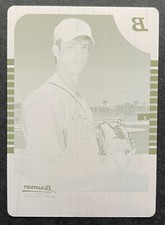 2005 Bowman Chrome Stuart Pomeranz RC Printing Plate 1/1 St. Louis Cardinals