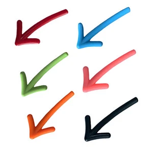 6 PCS Arrow Fridge Magnets Strong Magnet Memo Magnetic Whiteboard Note Holder - Foto 1 di 12
