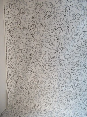 QUILTING TREASURES Halloween  "CASPAR THE FRIENDLY GHOST"  VTG RARE  1YX44"  NEW - Image 1 of 4