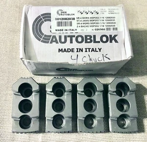 SMW Autoblok - Set of 4 Jaws 0012082038 - Lathe Chuck 1/16" x 90 deg. - Picture 1 of 6