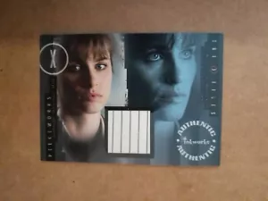 Amanda Peet Pieceworks Card The X Files I Want To Believe PW-11 Inkworks 2008 - Picture 1 of 2
