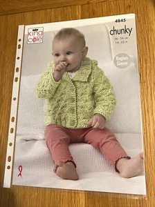 King Cole Knitting Pattern Chunky 4845 - Picture 1 of 2