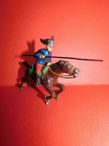 PLOMB CREUX / SECOND EMPIRE TRES BEAU DRAGON A CHEVAL - Imagen 1 de 6