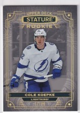 2022-23 UPPER DECK STATURE PHOTO ROOKIE #181 LIGHTNING - COLE KOEPKE 77/99