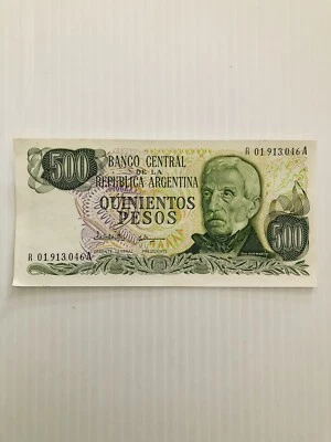 Argentina 500 Pesos 1976-1978 P-303 Replacement Rare - Image 1 of 3