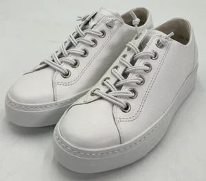 Paul Green Hadley Women's Size 6 US White Leather Sneakers NIB - Picture 1 of 10