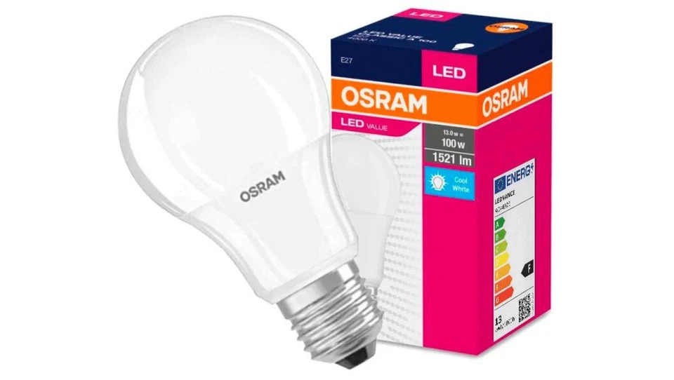 4052899973428 Żarówka LED OSRAM E27 13W LED VALUE CLASSIC A 100 Naturalna 4000K  - Image 1 of 1