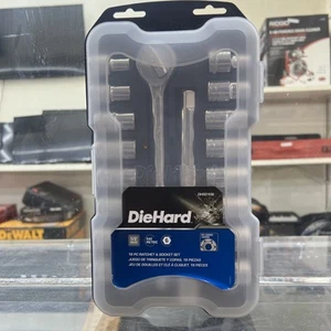 Diehard 19 Pc 1/2” Ratchet Socket Set SAE Metric DH50106 - Picture 1 of 2