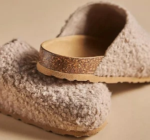 Mulas de piel de oveja Seychelles Rutine Taupe - Talla para mujer 8,5. Excelente estado / - Imagen 1 de 11