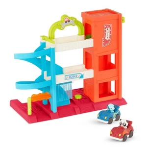 – Bingo’s Garage- Vehicle Playset Car Garage with Spiral Ramp - Working Eleva... - Picture 1 of 5