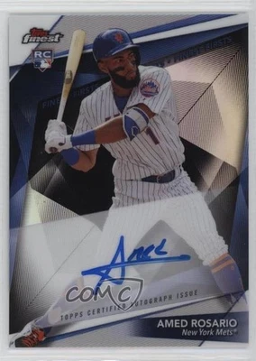 2018 Topps Finest Finest Firsts Auto Amed Rosario #FFA-AR Rookie Auto RC - Image 1 of 2