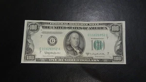 FEDERAL RESERVE NOTE 1950 $100 DOLLAR BILL IN GREAT CONDITION!!!!! - Picture 1 of 3