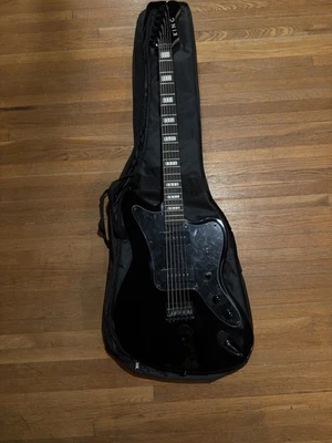 NUEVA GUITARRA ELÉCTRICA DE 6 CUERDAS ESTILO JAZZMASTER BARÍTONO ESCALA LARGA CON BOLSA DE CONCIERTO Foto 1 de 4