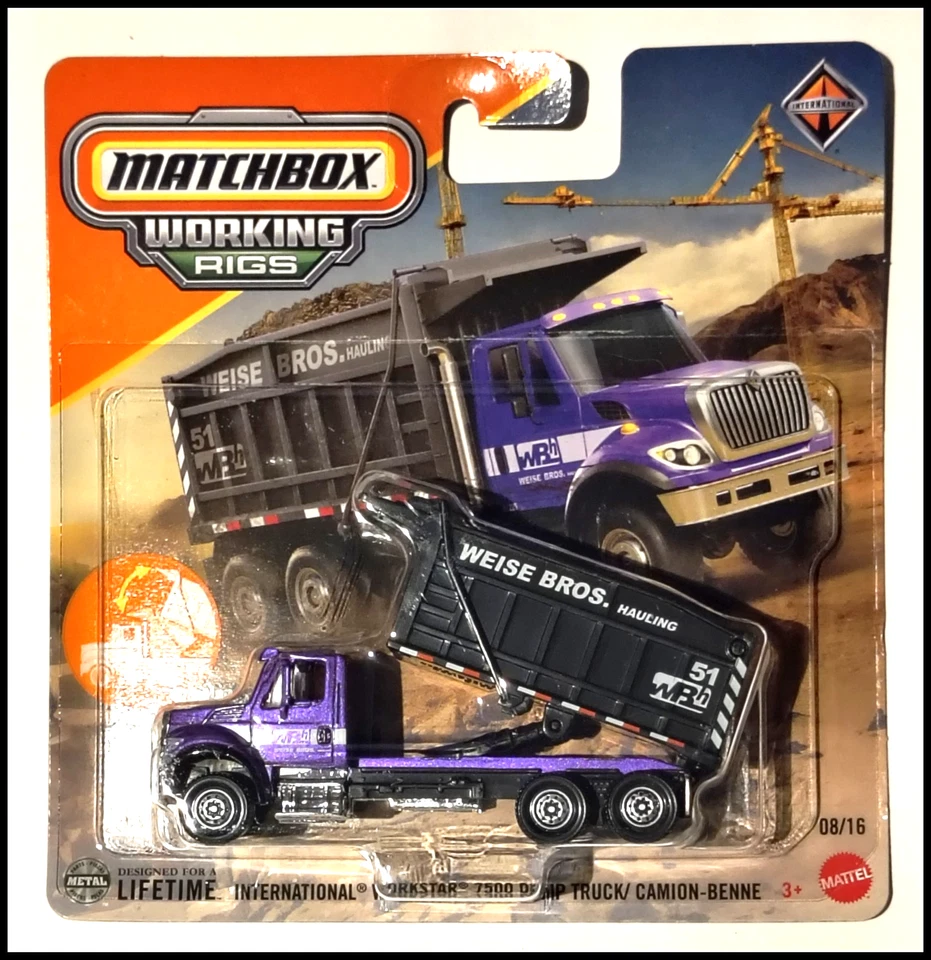 Matchbox Working Rigs International Workstar 7500 Dump Truck - Image 1 of 1