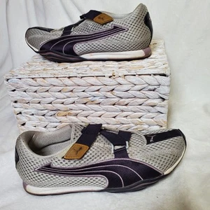 Puma Bashy donna grigio/argento/lavanda lucentezza/nero 181147-01 atletico 9,5 - Foto 1 di 8