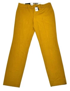Banana Republic Mustard Color Sloan Fit Straight Leg Small Slit Size 2 NWTs - Picture 1 of 10